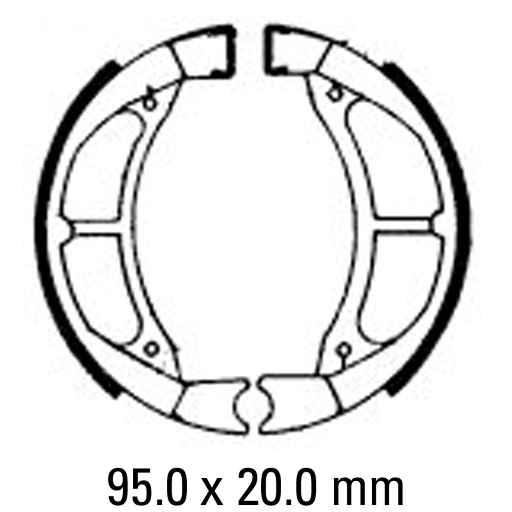 Ferodo FSB764 Organic Compound Brake Shoes