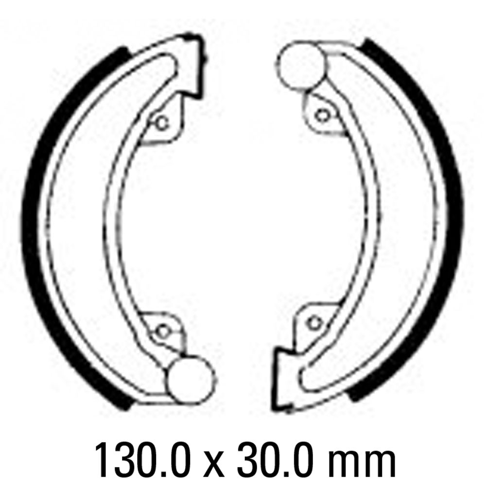 Ferodo FSB744 Organic Compound Brake Shoes
