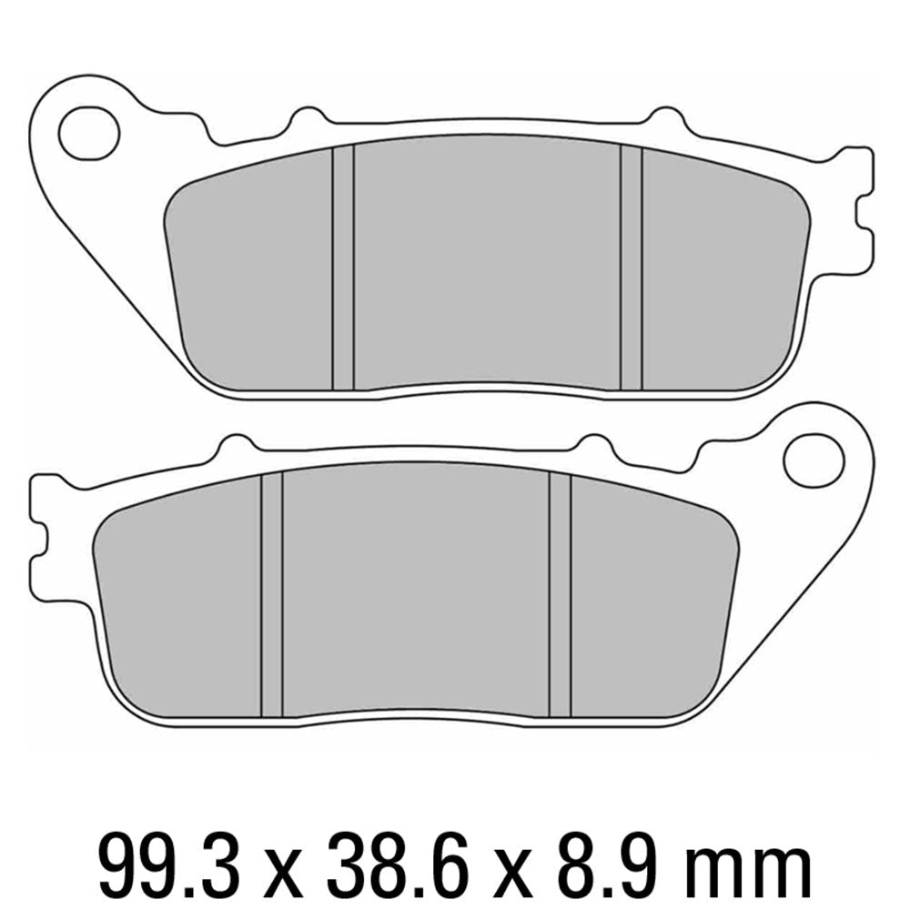 Ferodo FDB2253ST Sinter Grip ST Road Series Sintered Metal Compound Brake Pads