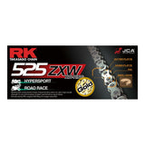 RK 12-55Z-130GD ZXW Series XW-Ring Chain GB525ZXW 130 Link Gold