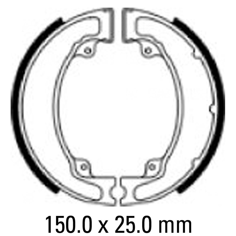 Ferodo FSB750 Organic Compound Brake Shoes