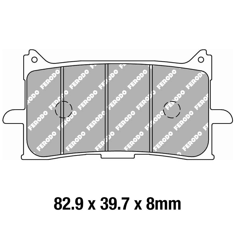 Ferodo FDB2294ST Sinter Grip ST Road Series Sintered Metal Compound Brake Pads