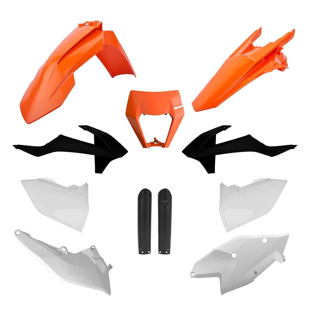 Polisport Enduro Plastic Kit OEM 2018 Colours for KTM EXC/EXC-F/XC-W/XCF-W 17-19