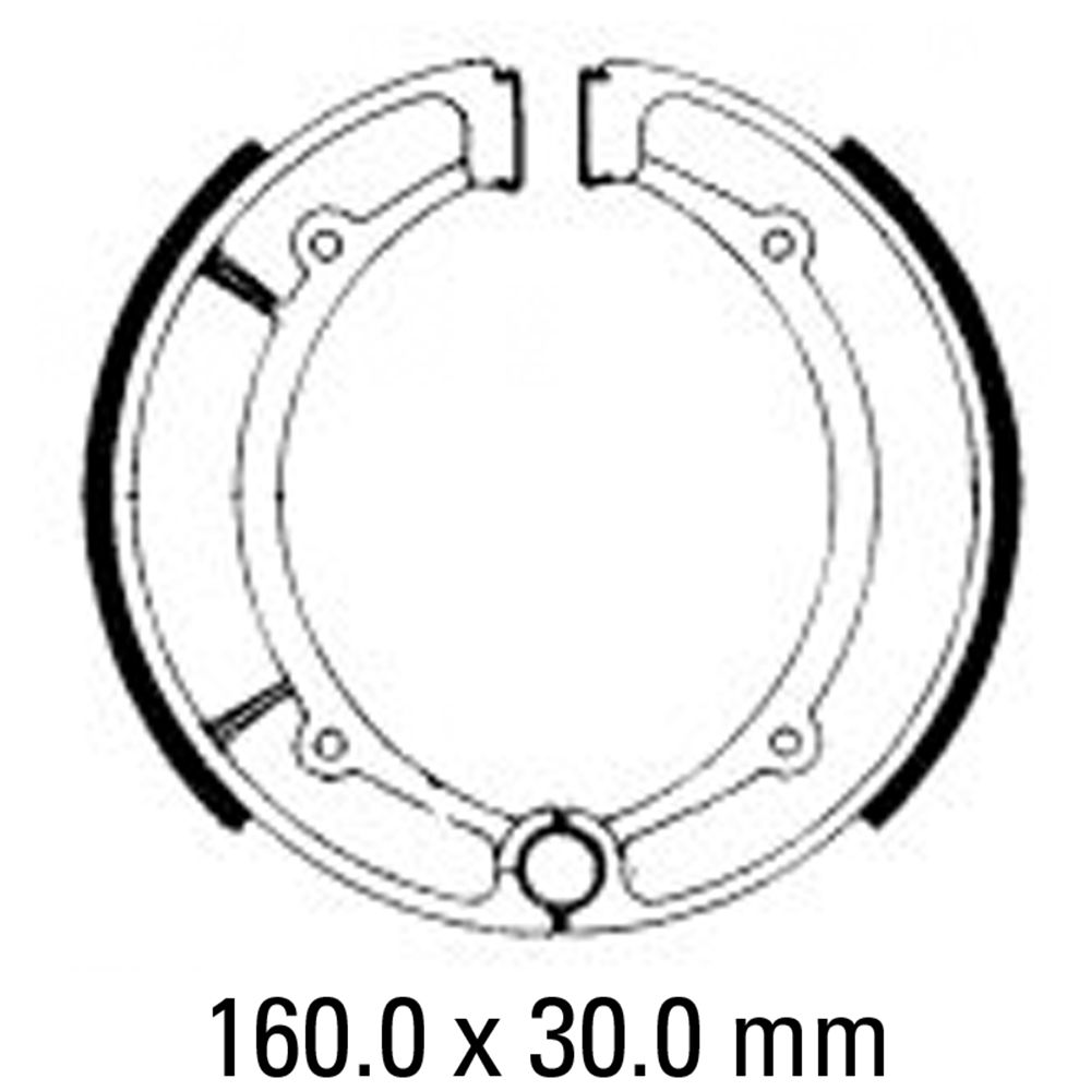Ferodo FSB736 Organic Compound Brake Shoes