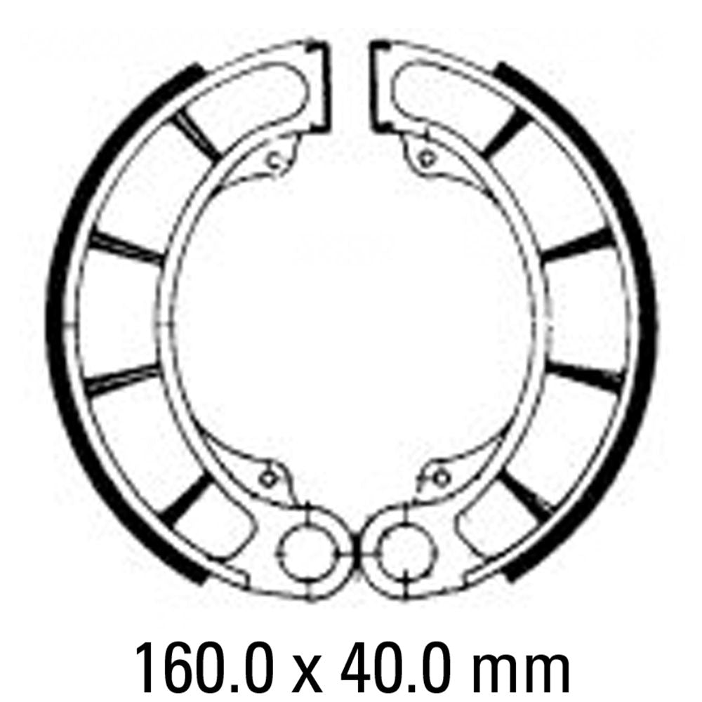 Ferodo FSB711 Organic Compound Brake Shoes