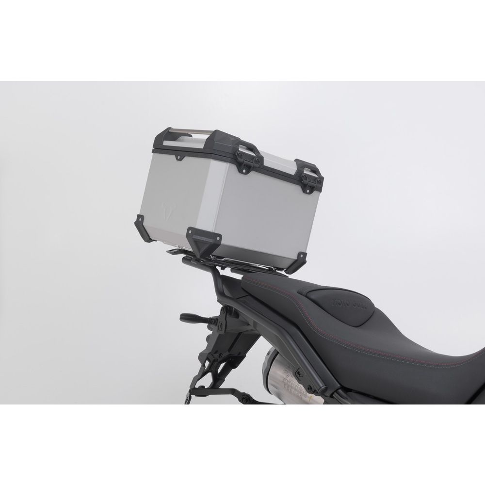 SW-Motech SW-GPT1763270100-S TRAX ADV Silver Top Case System for Moto Guzzi V85 Strada 24-Up