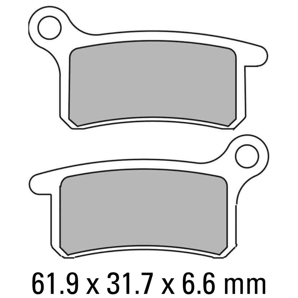 Ferodo FDB2157SG Sinter Grip SG Off-Road Series Sintered Metal Compound Brake Pads