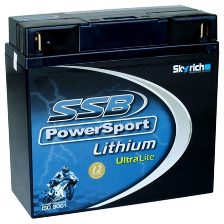SSB LFP51913 PowerSport UltraLite 12V 7.2Ah/450CCA Lithium Battery