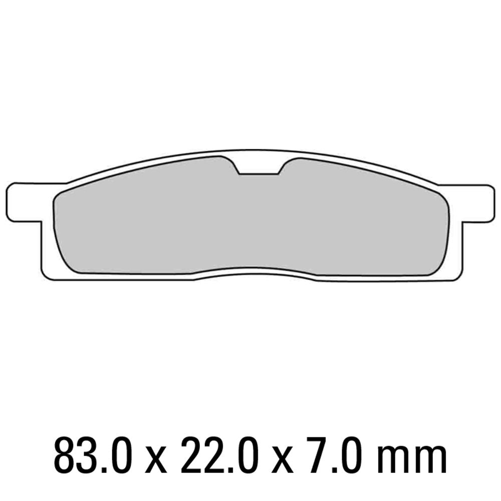 Ferodo FDB2015SG Sinter Grip SG Off-Road Series Sintered Metal Compound Brake Pads