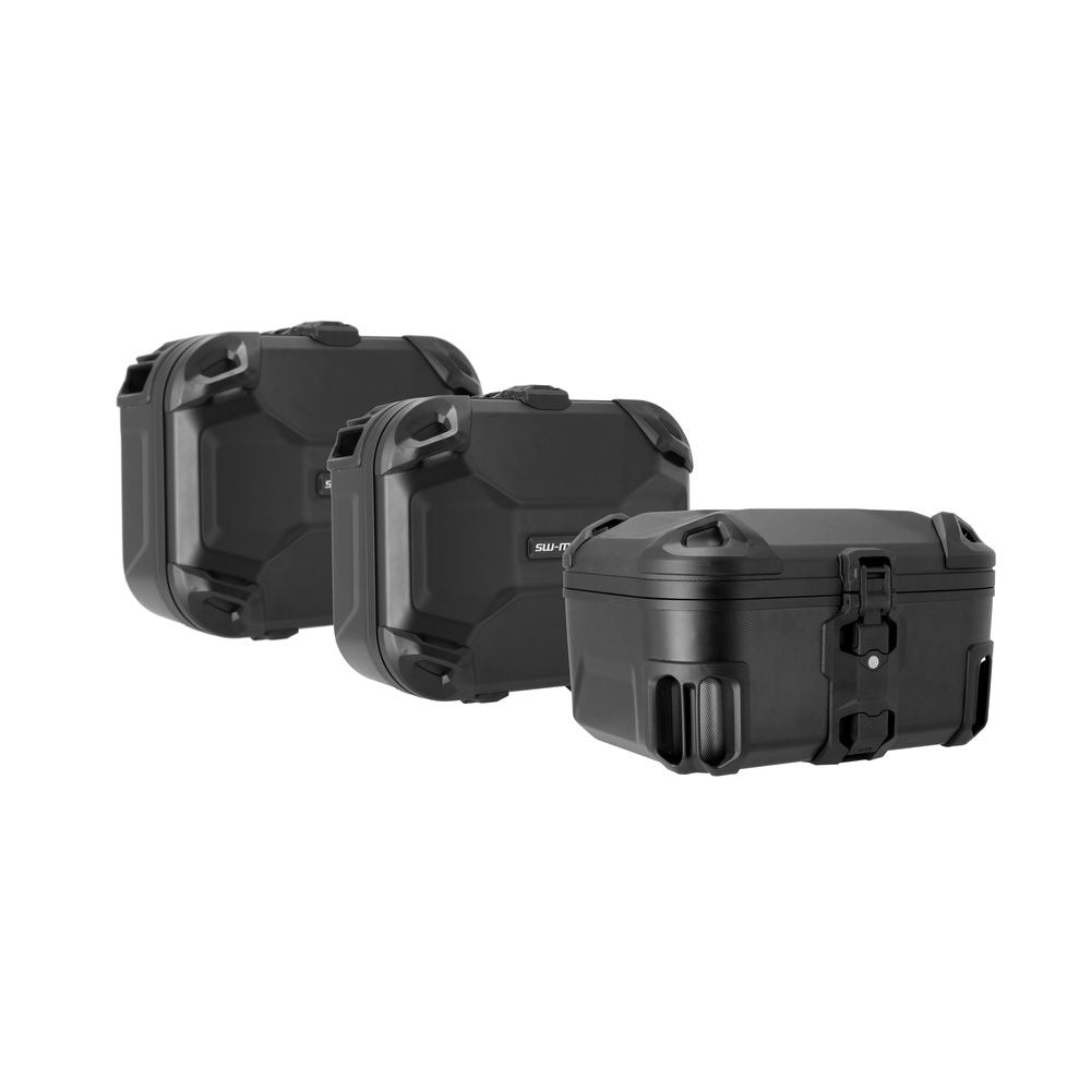 SW-Motech SW-ADV0797665000-B DUSC Black Adventure Luggage Set w/L Top Case for BMW R 1300 GS Adventure 24-Up
