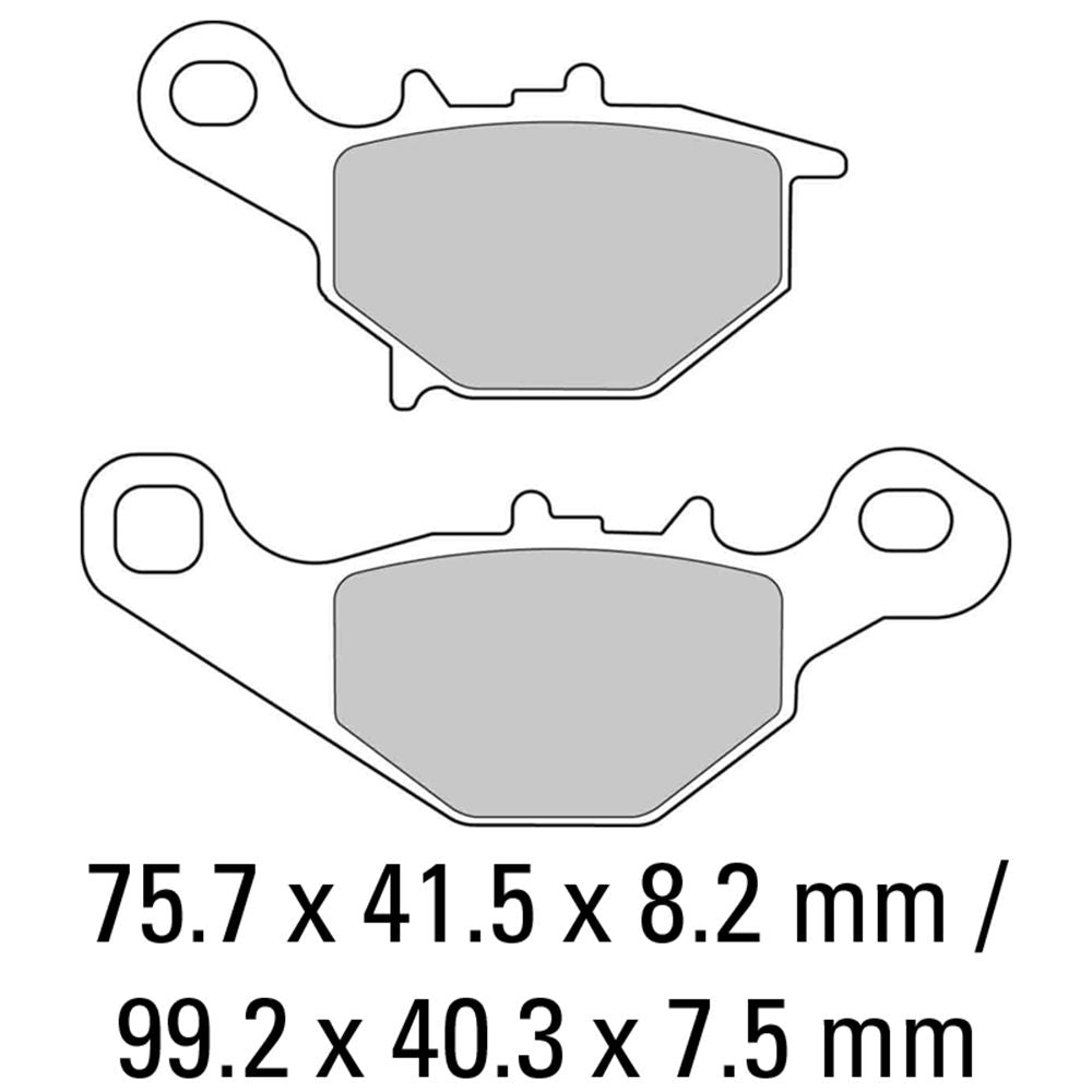 Ferodo FDB2133SG Sinter Grip SG Off-Road Series Sintered Metal Compound Brake Pads