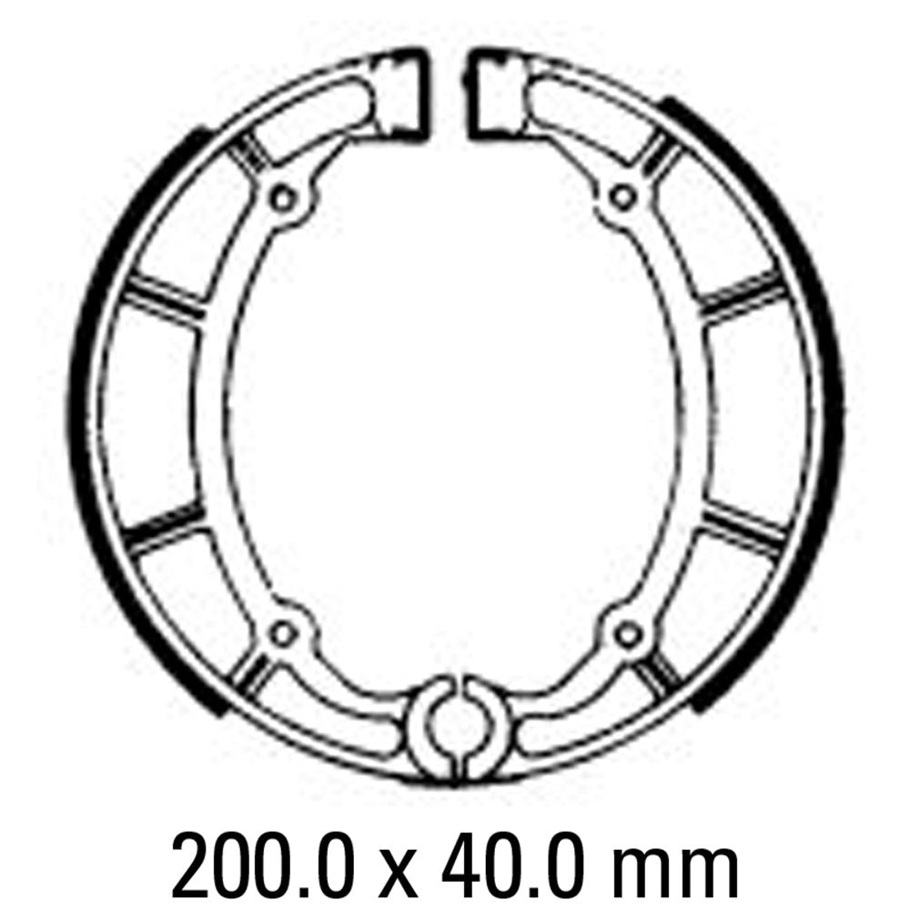 Ferodo FSB765 Organic Compound Brake Shoes