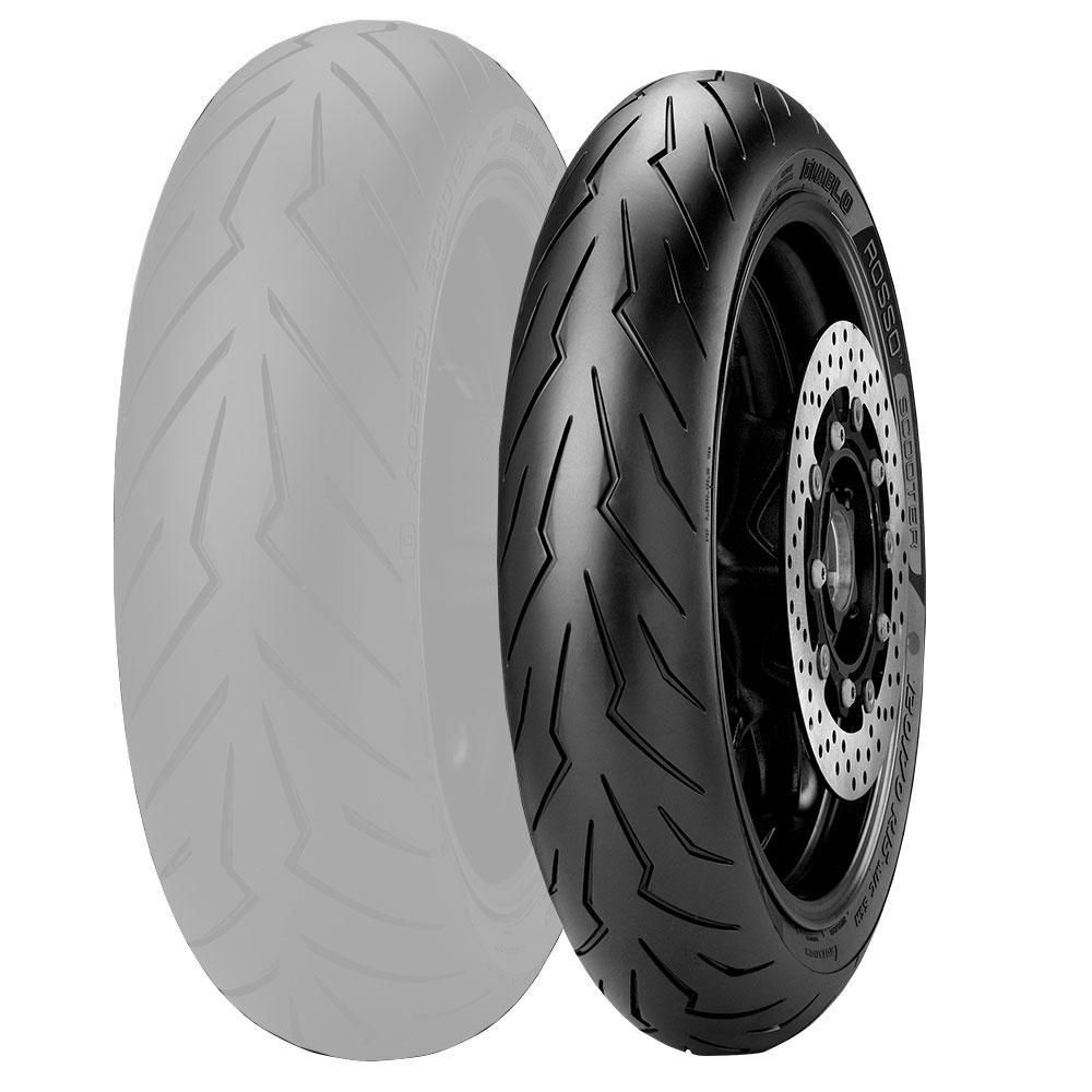 Pirelli Diablo Rosso Scooter Front/Rear Tyre 100/80-14 M/C 54S Reinforced Tubeless