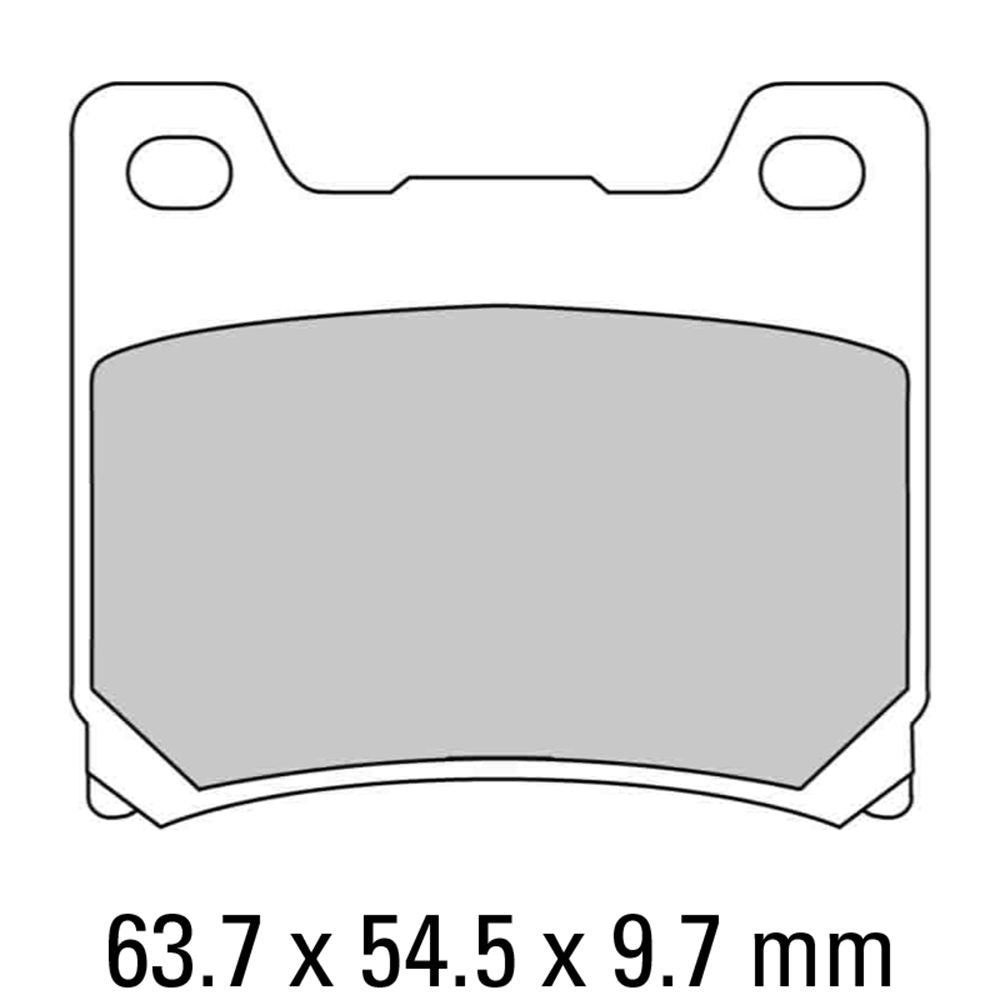 Ferodo FDB337ST Sinter Grip ST Road Series Sintered Metal Compound Brake Pads