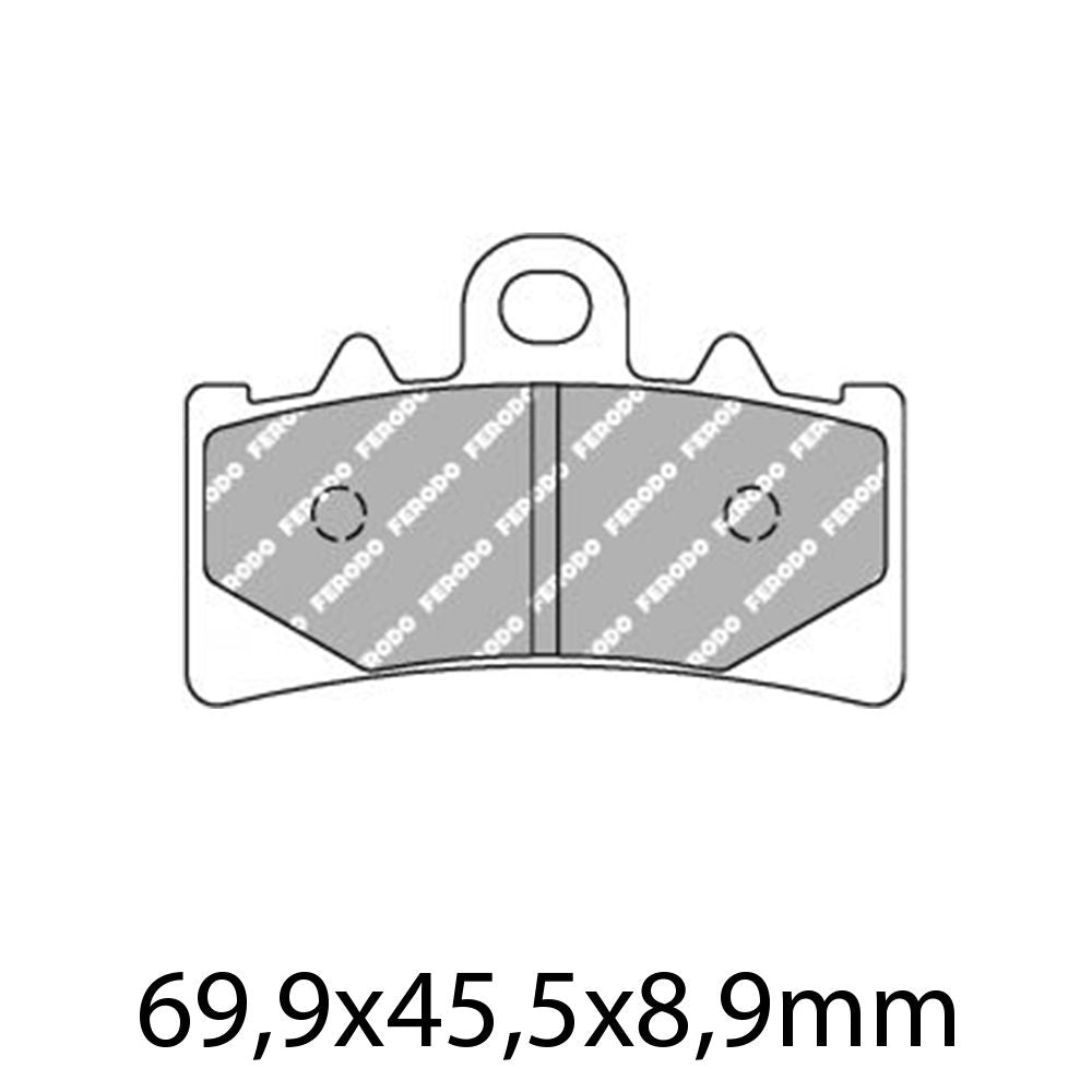 Ferodo FDB2266ST Sinter Grip ST Road Series Sintered Metal Compound Brake Pads