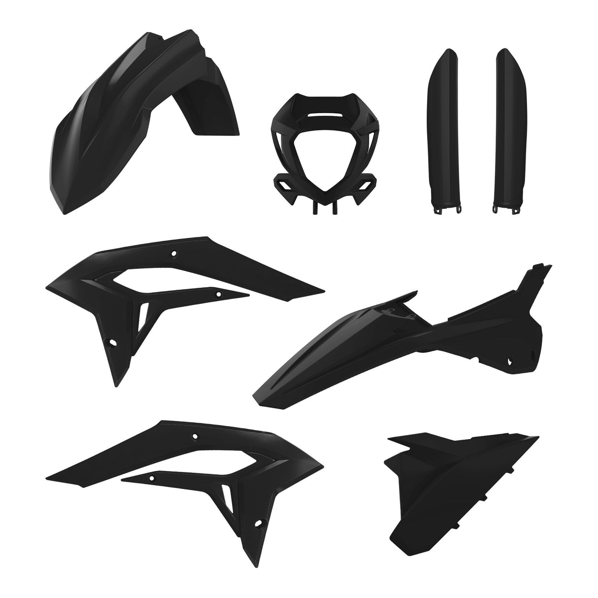 Polisport Enduro Plastic Kit Black for Beta X-Trainer 23-Up