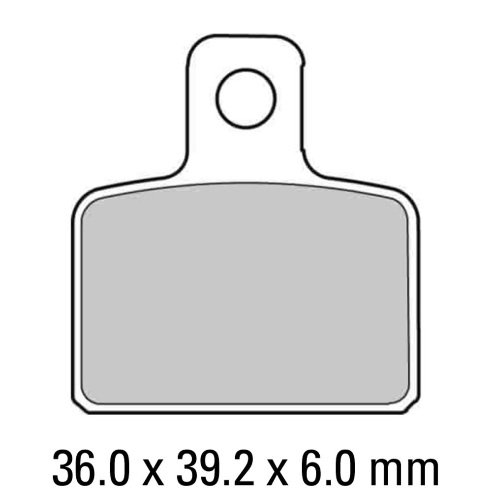 Ferodo FDB2127SG Sinter Grip SG Off-Road Series Sintered Metal Compound Brake Pads