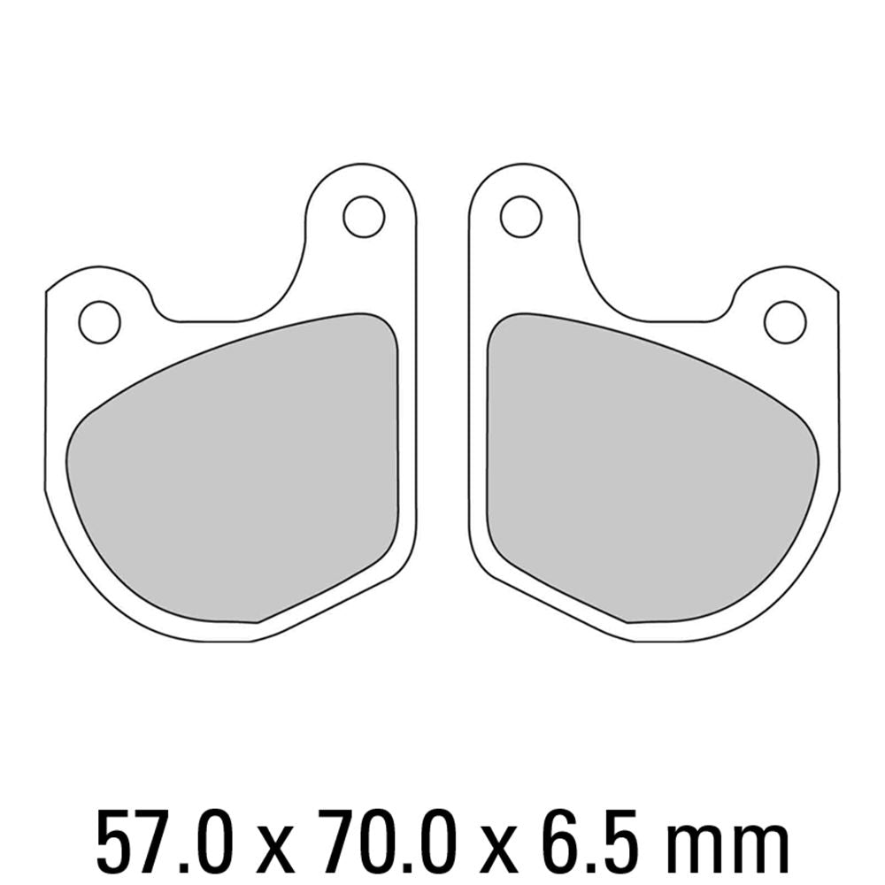Ferodo FDB333P Platinum Carbon Grip Road Series Organic/Non-Sintered Compound Brake Pads