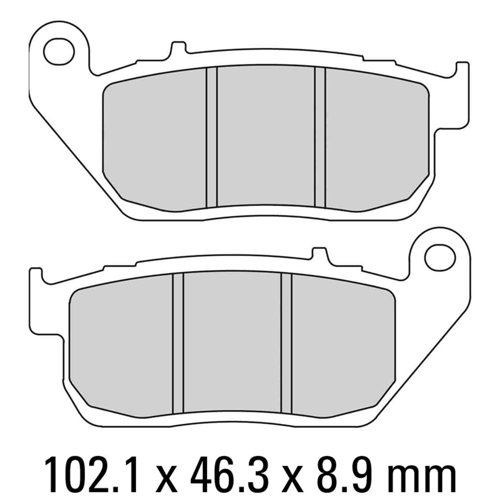 Ferodo FDB2179ST Sinter Grip ST Road Series Sintered Metal Compound Brake Pads