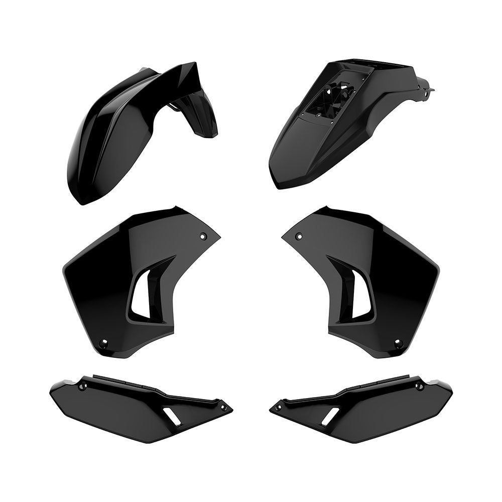 Polisport Trail Plastic Kit Black for Kawasaki KLR 650 08-18