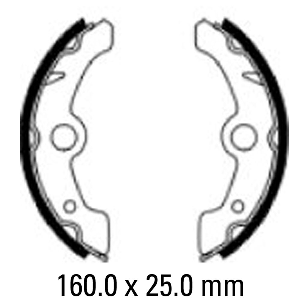 Ferodo FSB933 Organic Compound Brake Shoes