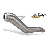Arrow 72501DR Dakar Replica Nichrom Slip-On Muffler w/Steel End Cap for Yamaha Tenere 700 19-20