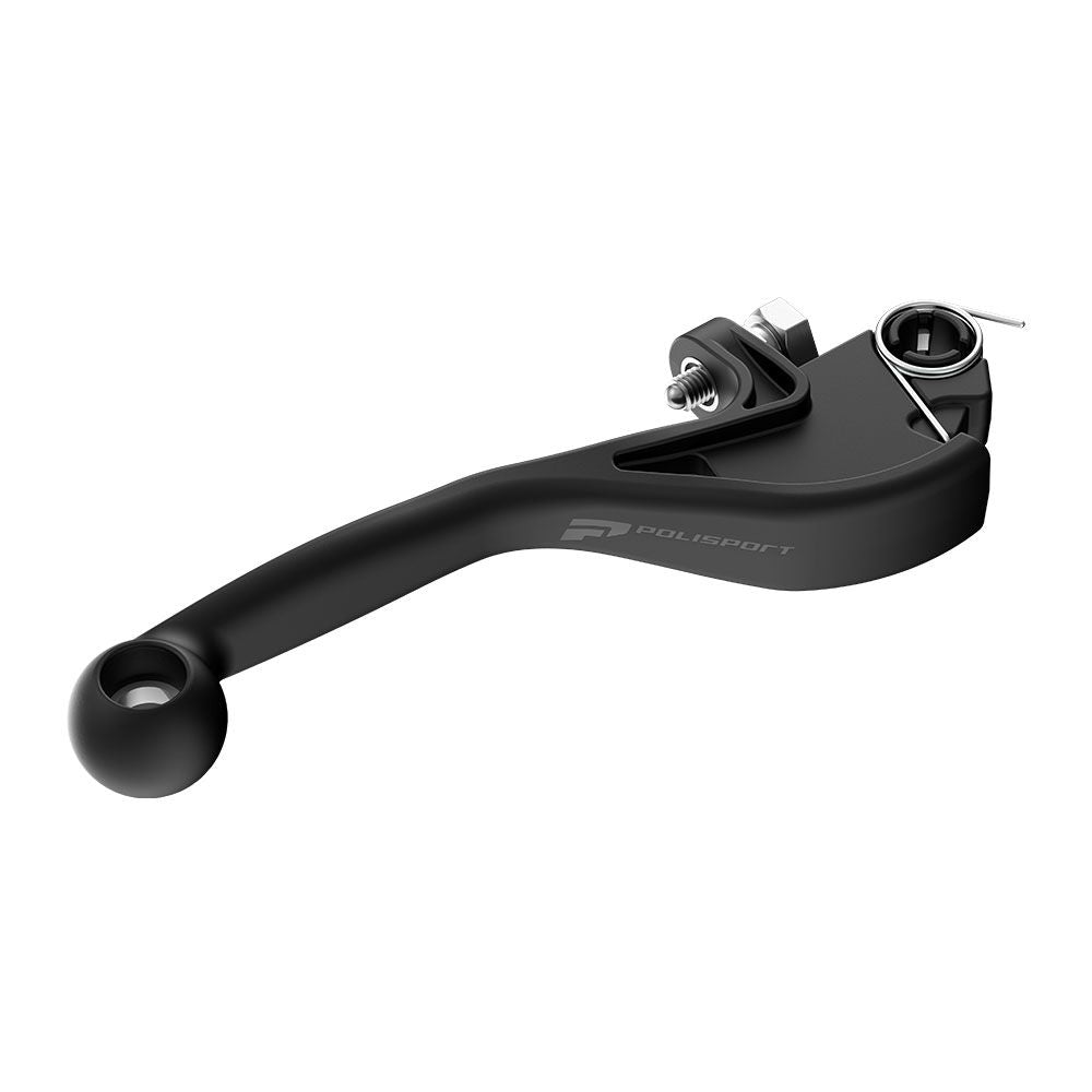 Polisport APT Brake Lever Black for Yamaha YZ/YZ X/YZ F 09-Up/YZ 250 FX 15-Up/YZ 450 FX/WR450F 16-Up/WR250F 17-Up/Kawasaki KX250F 15-20/KX450F 15-18